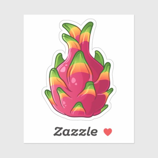 Dragon Fruit Sticker (Vel)