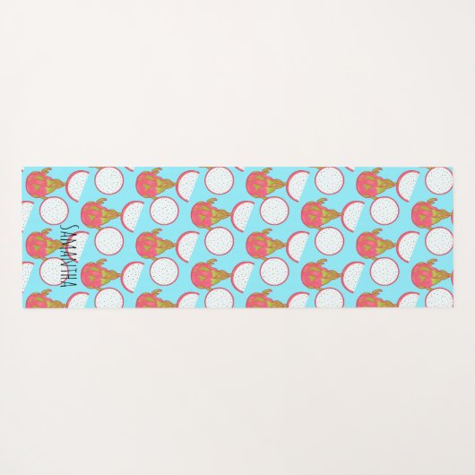 Dragon Fruit Yogamat (Achterkant (horizontaal))