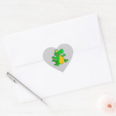 Dragon Funny Happy Fantasy Fictie Tekening Cartoon Hart Sticker (Envelop)