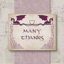 Dragon Gamer Fantasy Bedankkaart