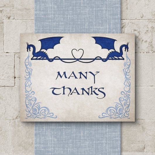 Dragon Gamer Fantasy Bedankkaart