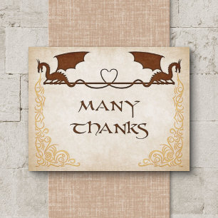 Dragon Gamer Fantasy Bedankkaart