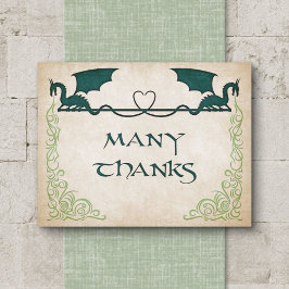 Dragon Gamer Fantasy Bedankkaart