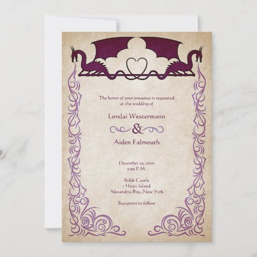 Dragon Gamer Fantasy Kaart (Voorkant)