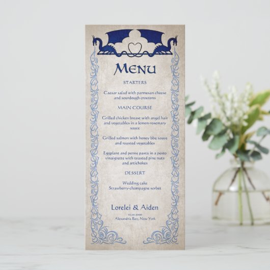 Dragon Gamer Fantasy Menu (Staand voorkant)