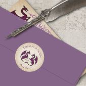 Dragon Gamer Fantasy Ronde Sticker