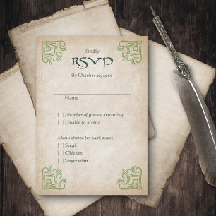 Dragon Gamer Fantasy RSVP Kaartje