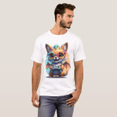 Dragón Gamer Friki  T-shirt (Voorkant volledig)