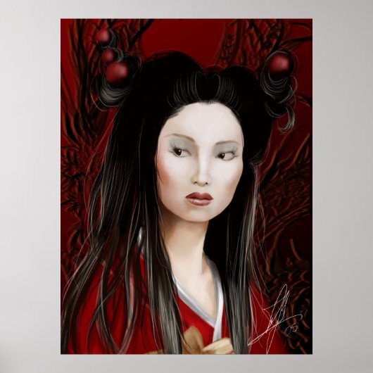 Dragon Geisha Poster (Voorkant)