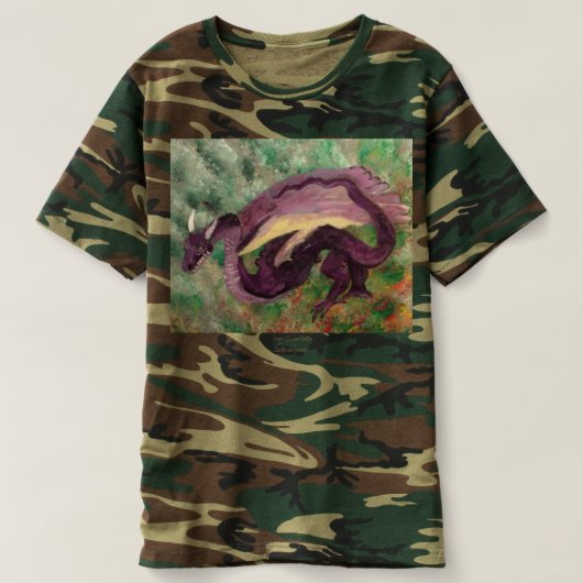 Dragon gekleurd shirt (Design voorkant)