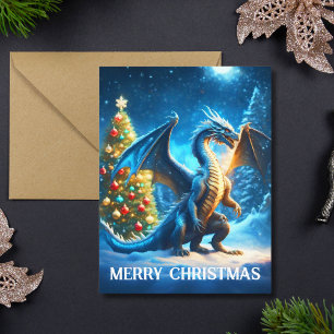 Dragon Gezegde Merry Christmas Kaart