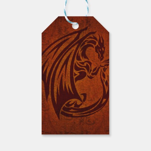 Dragon Gift Labels Cadeaulabel (Achterkant)