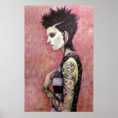 Dragon Girl - Originele kunst van Dori Hartley Poster (Voorkant)