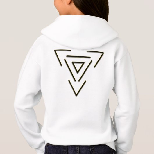 Dragon Girl Pullover Hoodie (Achterkant)