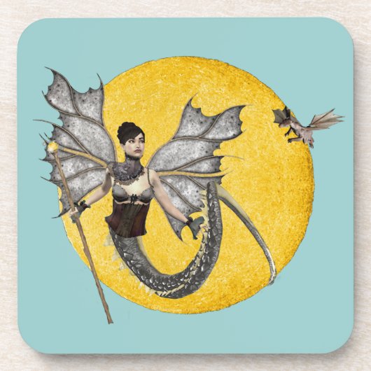Dragon Goddess Cork Onderzetter (Voorkant)