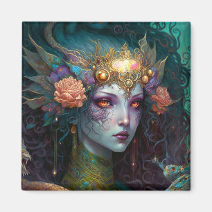 Dragon Goddess Queen Fantasy Art Magneet