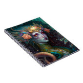 Dragon Goddess Queen Fantasy Art Notitieboek (Rechterzijde)