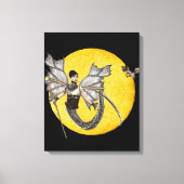 Dragon Goddess Wrapped Canvas Afdruk (Voorkant)