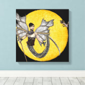 Dragon Goddess Wrapped Canvas Afdruk (Insitu (Houten vloer))
