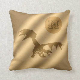 Dragon Gold Luxury Monogram Kussen