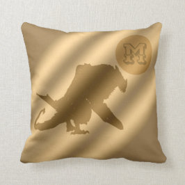 Dragon Gold Luxury Monogram Kussen