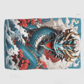 Dragon Golf Towel Golfhanddoek (Horizontaal)