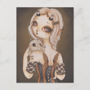 Dragon gothic fairy fantasy art briefkaart