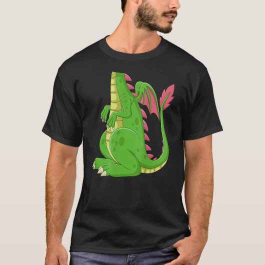 Dragon Green Dragon Costume Shirt (Voorkant)