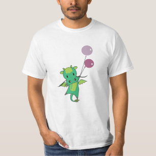 Dragon Green Fairy Tale Cute Animals voor kinderen T-shirt