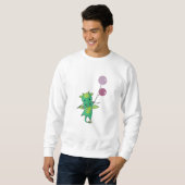 Dragon Green Fairy Tale Cute Animals voor kinderen Trui (Voorkant volledig)