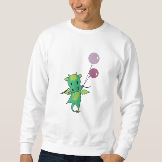 Dragon Green Fairy Tale Cute Animals voor kinderen Trui (Voorkant)