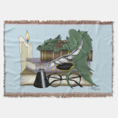 Dragon Green Sleeping Books Deken (Voorkant)
