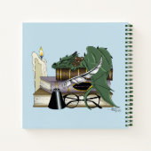 Dragon Green Sleeping Books Notitieboek (Achterkant)