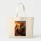 "Dragon Guardian Canvas tas - Draag kracht (Voorkant)