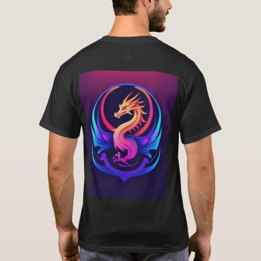 "Dragon Guardian: omarm het mythische " T-shirt (Achterkant)