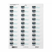 Dragon Guarding Castle Mailing Labels (Full Sheet)