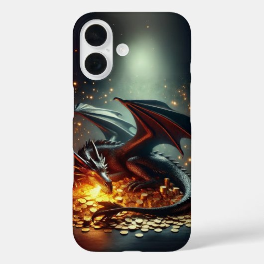 Dragon Guarding Gold-ontwerp Case-Mate iPhone Case (Achterkant)