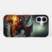 Dragon Guarding Gold-ontwerp iPhone 16 Hoesje (Achterkant horizontaal)