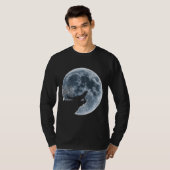 Dragon Halloween Costume Moon Silhouette T-shirt (Voorkant volledig)