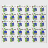 Dragon Happy Birthday Boy's Personalize Gift Cadeaupapier (Vlak)