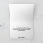 Dragon Hartelijk dank Bedankkaart (Binnen)