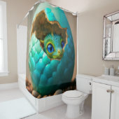 Dragon Hatching Douchegordijn (In situ)