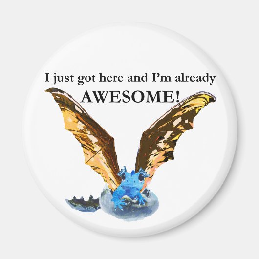 Dragon Hatching Magneet (Voorkant)