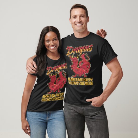 Dragon Head Grappig Leuke Fantasy Creature Pullove T-shirt (Unisex)