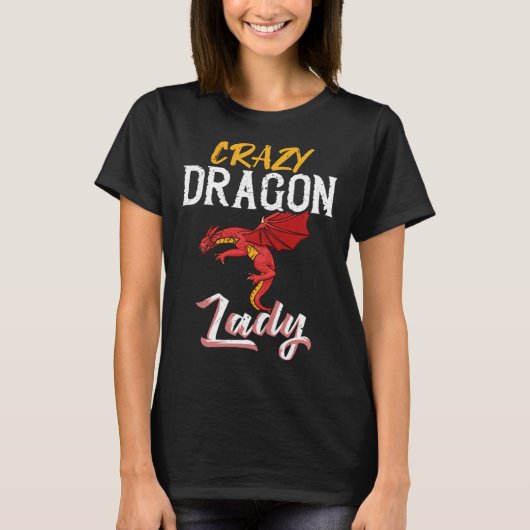Dragon Head Leuke Fantasy Creature 2 T-shirt (Voorkant)