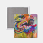 Dragon Head Magnet (Voorkant / Achterkant)