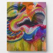 Dragon Head Plaque Fotoplaat (Voorkant)