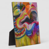 Dragon Head Plaque Fotoplaat (Zijkant)