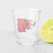 Dragon Head Shot Glass Glas (Achterkant)