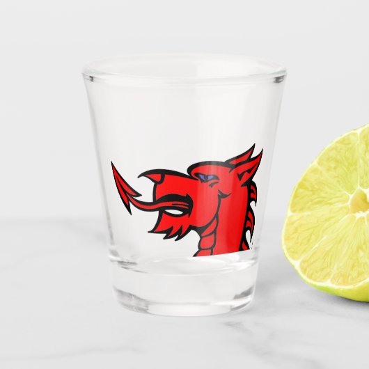 Dragon Head Shot Glass Glas (Voorkant)